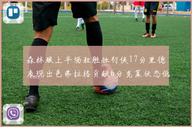 森林狼上半场狂胜独行侠17分里德表现出色弗拉格贡献6分克莱状态低迷未得分